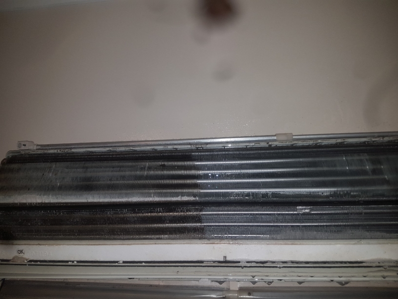 AC indoor coil - Hydro Pressure Clean.
